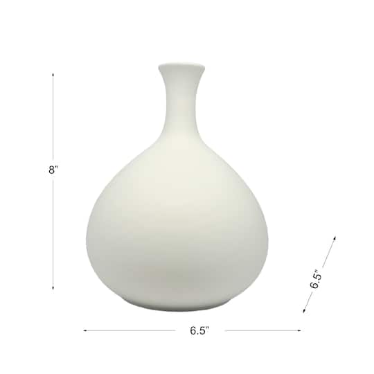 8" DIY Ceramic Trumpet Vase by Make Market®